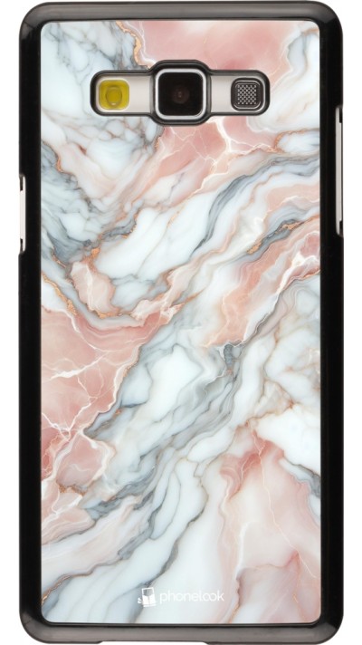 Samsung Galaxy A5 (2015) Case Hülle - Rosa Leuchtender Marmor