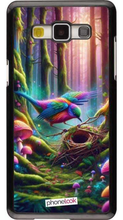 Samsung Galaxy A5 (2015) Case Hülle - Vogel Nest Wald