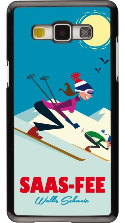 Samsung Galaxy A5 (2015) Case Hülle - Saas-Fee Ski Downhill