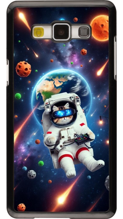 Samsung Galaxy A5 (2015) Case Hülle - VR SpaceCat Odyssee
