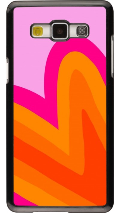 Samsung Galaxy A5 (2015) Case Hülle - Valentine 2024 heart gradient