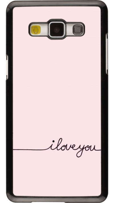 Samsung Galaxy A5 (2015) Case Hülle - Valentine 2023 i love you writing