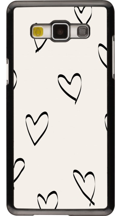 Samsung Galaxy A5 (2015) Case Hülle - Valentine 2023 minimalist hearts