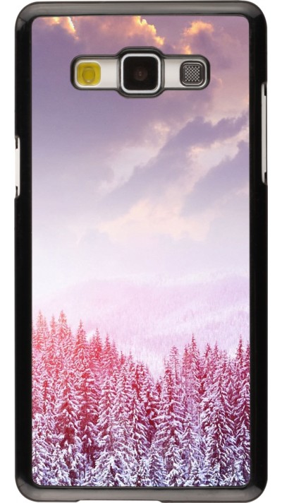 Samsung Galaxy A5 (2015) Case Hülle - Winter 22 Pink Forest