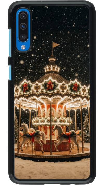 Samsung Galaxy A50 Case Hülle - Christmas 25 Carousel