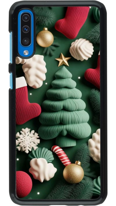 Samsung Galaxy A50 Case Hülle - Christmas 25 Christmas textiles