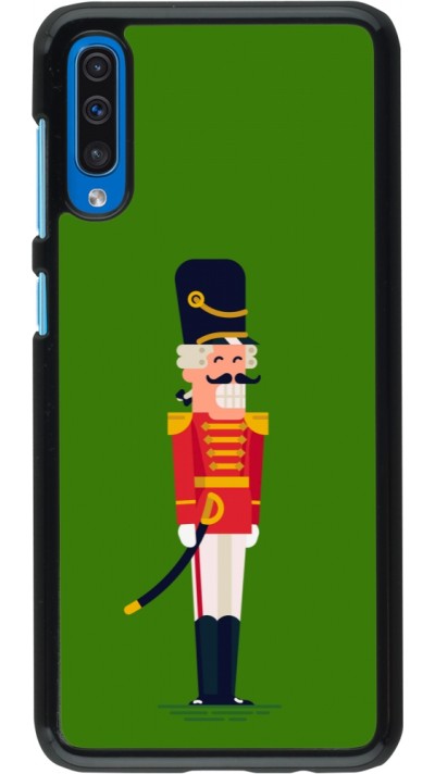 Samsung Galaxy A50 Case Hülle - Christmas 25 Nutcracker Green