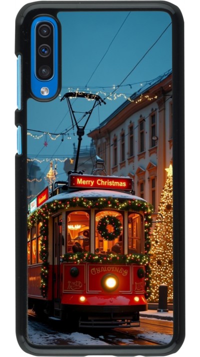Samsung Galaxy A50 Case Hülle - Christmas 25 Xmas Train