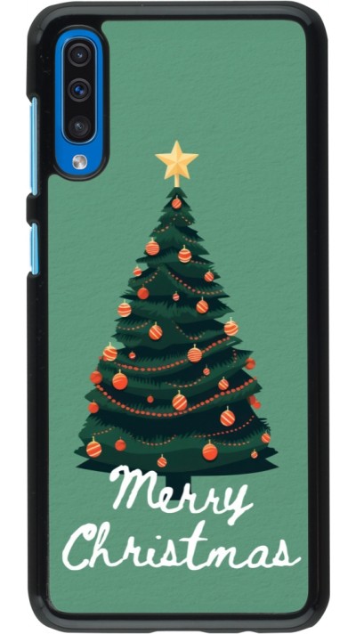 Samsung Galaxy A50 Case Hülle - Christmas 25 Xmas Tree