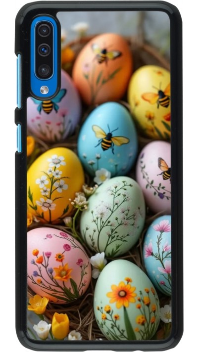 Samsung Galaxy A50 Case Hülle - Easter 2026 Eggs with bees