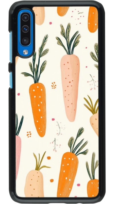 Samsung Galaxy A50 Case Hülle - Easter 2026 Illustration carrots