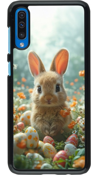 Samsung Galaxy A50 Case Hülle - Easter 2026 Rabbit in the garden