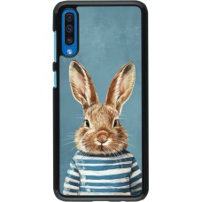 Samsung Galaxy A50 Case Hülle - Easter 2026 Rabbit navy