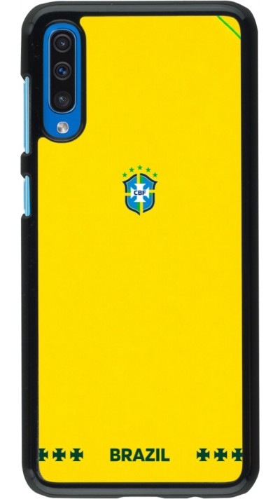 Samsung Galaxy A50 Case Hülle - Brasilien 2026 personalisierbares Fussballtrikot