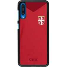 Samsung Galaxy A50 Case Hülle - Serbien 2022 personalisierbares Fussballtrikot