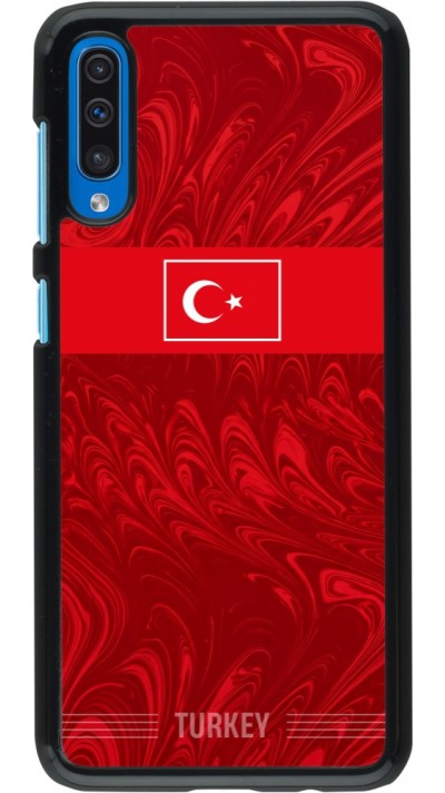 Samsung Galaxy A50 Case Hülle - Türkei 2026 personalisierbares Fussballtrikot