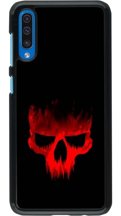 Samsung Galaxy A50 Case Hülle - Halloween 2023 scary skull