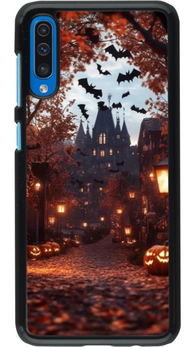 Samsung Galaxy A50 Case Hülle - Halloween 2025 Haunted house Samsung Galaxy A50 Case Hülle - Halloween 2025 Haunted house