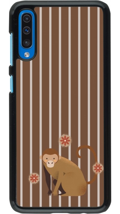 Coque Samsung Galaxy A50 - Monkey with stripes