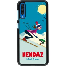 Samsung Galaxy A50 Case Hülle - Nendaz Ski Downhill