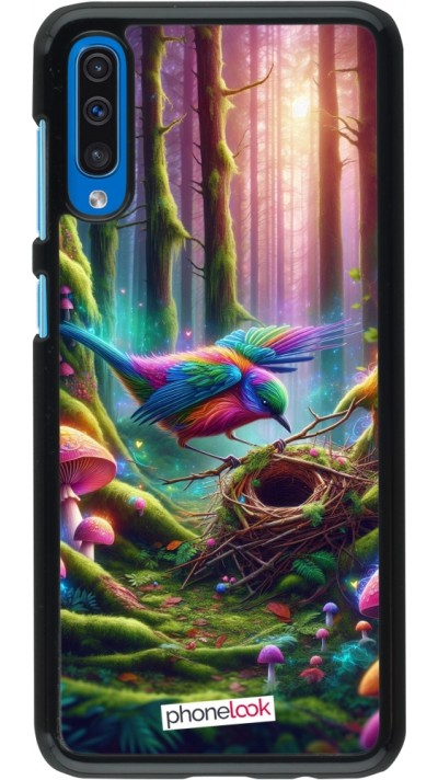 Samsung Galaxy A50 Case Hülle - Vogel Nest Wald