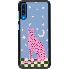 Samsung Galaxy A50 Case Hülle - Pink leopard with stars 2026