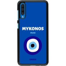 Samsung Galaxy A50 Case Hülle - Pop Summer Destination Mykonos