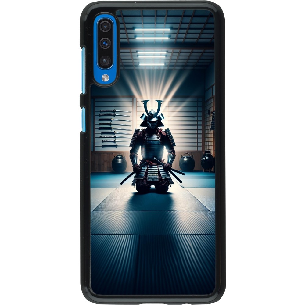 Samsung Galaxy A50 Case Hülle - Samurai im Gebet