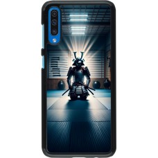 Samsung Galaxy A50 Case Hülle - Samurai im Gebet