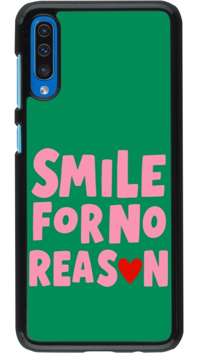 Samsung Galaxy A50 Case Hülle - Smile for no reason 2026