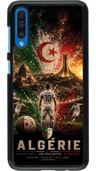 Samsung Galaxy A50 Case Hülle - Fussball Algerien splash 2026