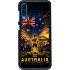 Samsung Galaxy A50 Case Hülle - Fussball Australien splash 2026