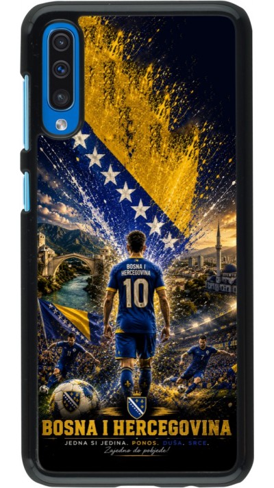 Samsung Galaxy A50 Case Hülle - Fussball Bosnien und Herzegowina splash 2026