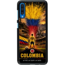 Samsung Galaxy A50 Case Hülle - Fussball Kolumbien splash 2026