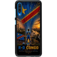 Samsung Galaxy A50 Case Hülle - Fussball Demokratische Republik Kongo splash 2026