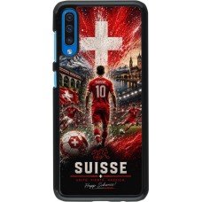 Samsung Galaxy A50 Case Hülle - Fussball Suisse splash 2026