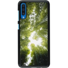 Samsung Galaxy A50 Case Hülle - Spring 23 forest blue sky