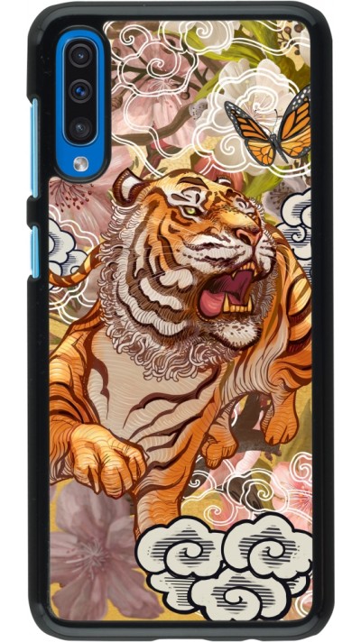 Samsung Galaxy A50 Case Hülle - Spring 23 japanese tiger