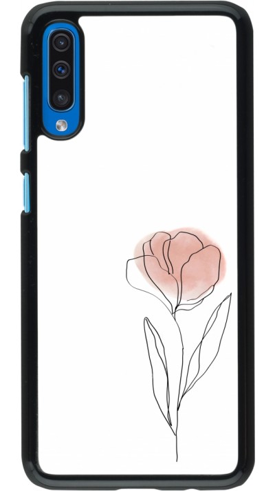 Samsung Galaxy A50 Case Hülle - Spring 23 minimalist flower