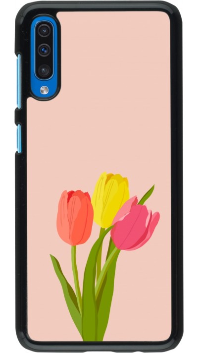 Samsung Galaxy A50 Case Hülle - Spring 23 tulip trio