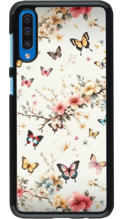 Samsung Galaxy A50 Case Hülle - Frühling 25 Leichte Schmetterlinge