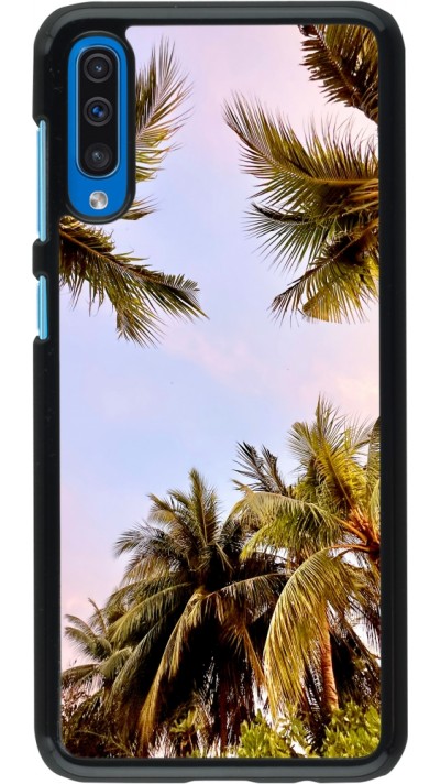 Samsung Galaxy A50 Case Hülle - Summer 2023 palm tree vibe