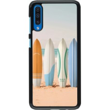 Samsung Galaxy A50 Case Hülle - Summer surfboard 2025