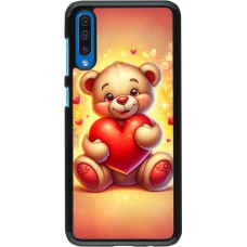 Samsung Galaxy A50 Case Hülle - Valentin 2024 Teddy Liebe