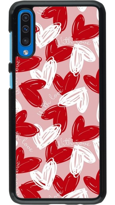 Samsung Galaxy A50 Case Hülle - Valentine 2024 with love heart
