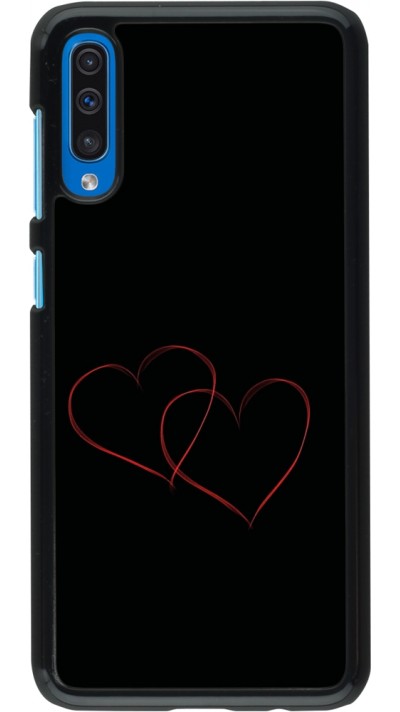 Samsung Galaxy A50 Case Hülle - Valentine 2023 attached heart