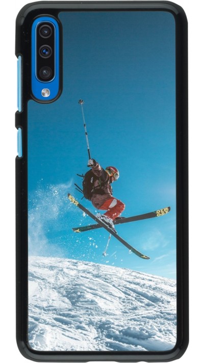 Samsung Galaxy A50 Case Hülle - Winter 22 Ski Jump