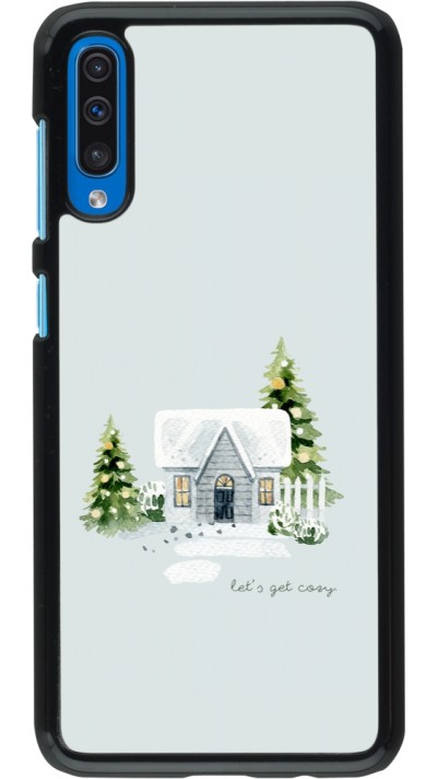 Samsung Galaxy A50 Case Hülle - Winter 25 Cosy House
