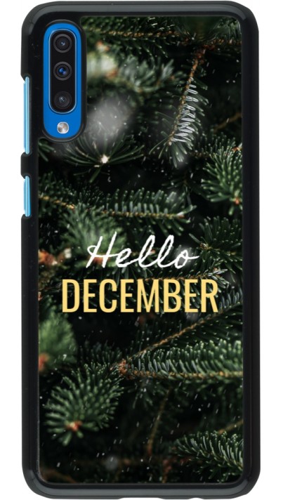 Samsung Galaxy A50 Case Hülle - Winter 25 Winter hello december