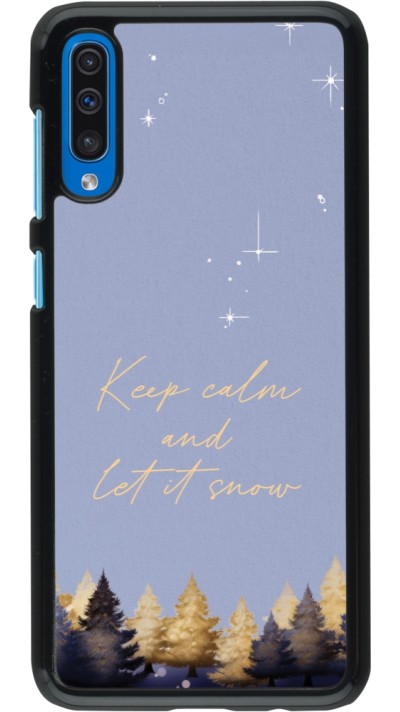 Samsung Galaxy A50 Case Hülle - Winter 25 Winter illustration of trees